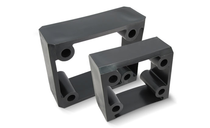 an image showing a wide angle of filler block components that belong to flights