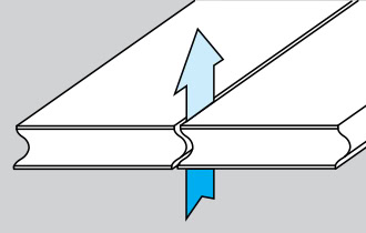 an a graphic showing the counterflow of a cooling tower